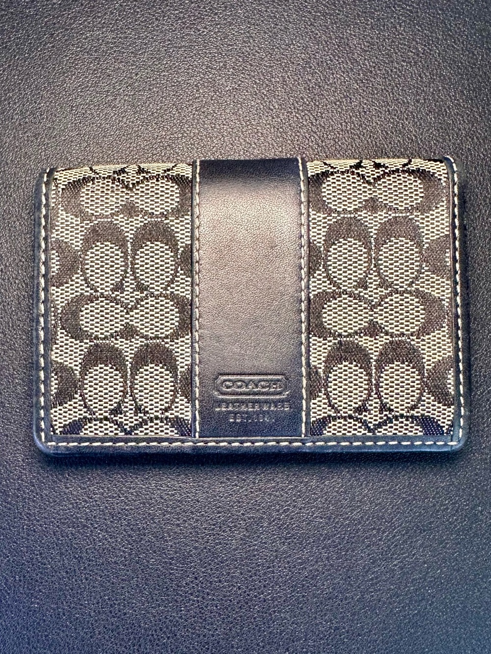 Coach Signature C Card Case Wallet